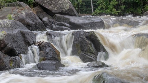 marrinette  wisconsin  waterfalls