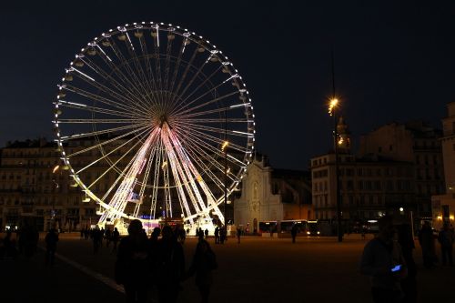 marseille wheel night