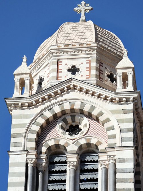 marseille  cathedral  bell tower
