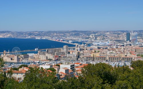 marseille  city  panorama