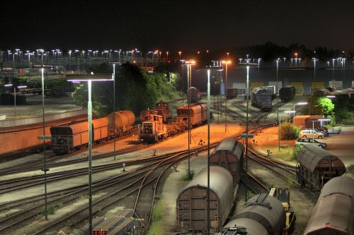 marshalling yard goods station seemed