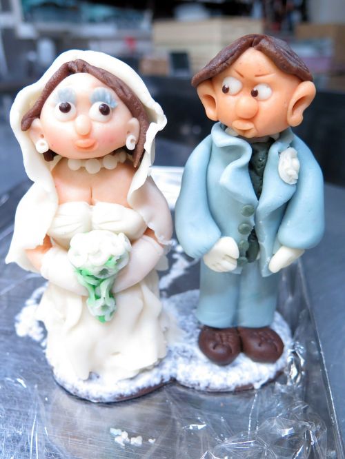 marzipan doll wedding