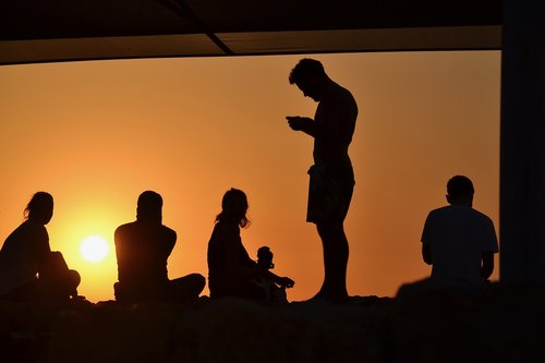 masada  sunrise  silhouette