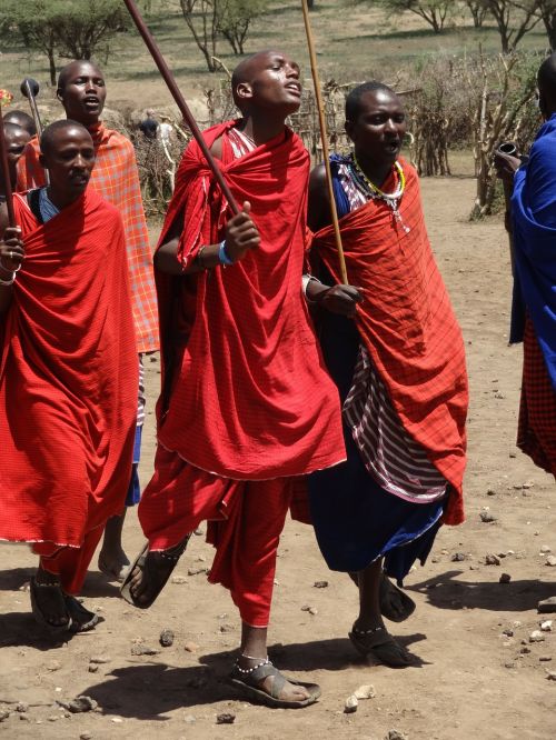 masai dances red