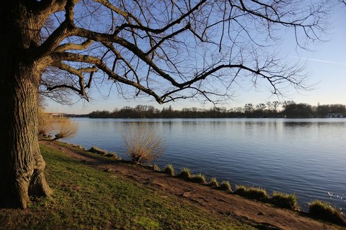 maschsee hannover  hanover  spring