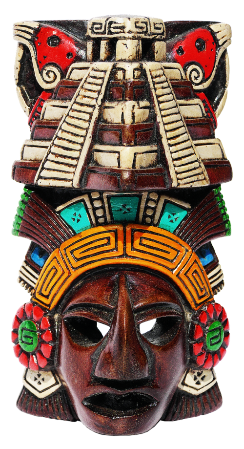 mask maya ceramic