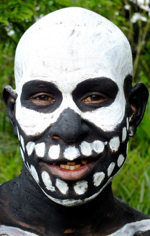 mask painted face
