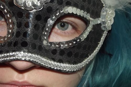 mask masquerade close-up