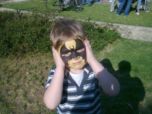 mask face-paint batman