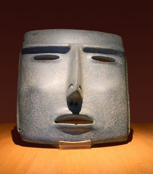 mask clay ancient