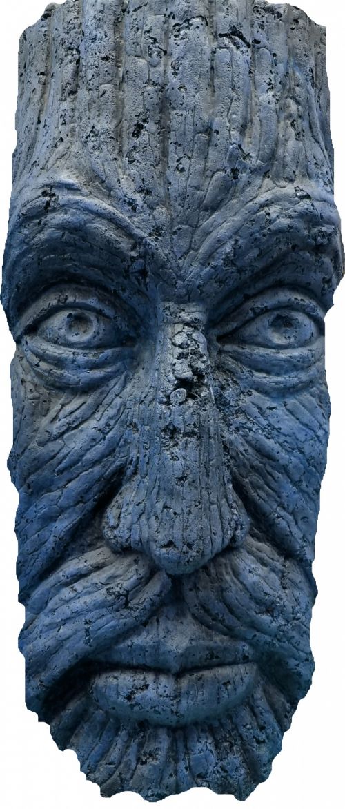 Mask Totem Man Blue
