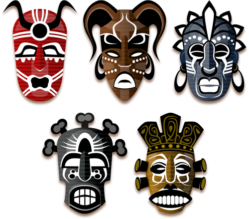 masks tribe africa