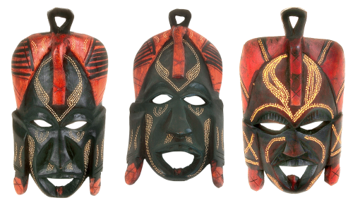 masks wooden masks souvenirs