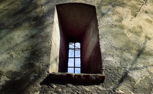 masonry fortress window