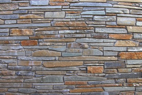 masonry  wall  stones