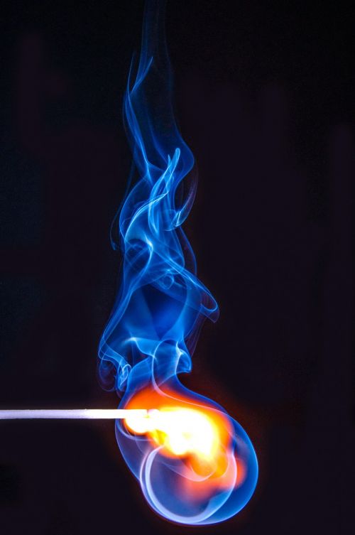 match burn flame