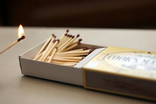 matches matchstick flame