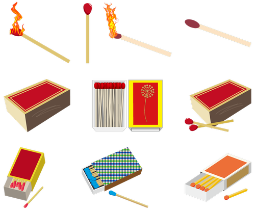 matchsticks  matches  matchbox