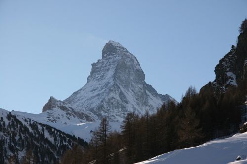 matterhorn winter mountain