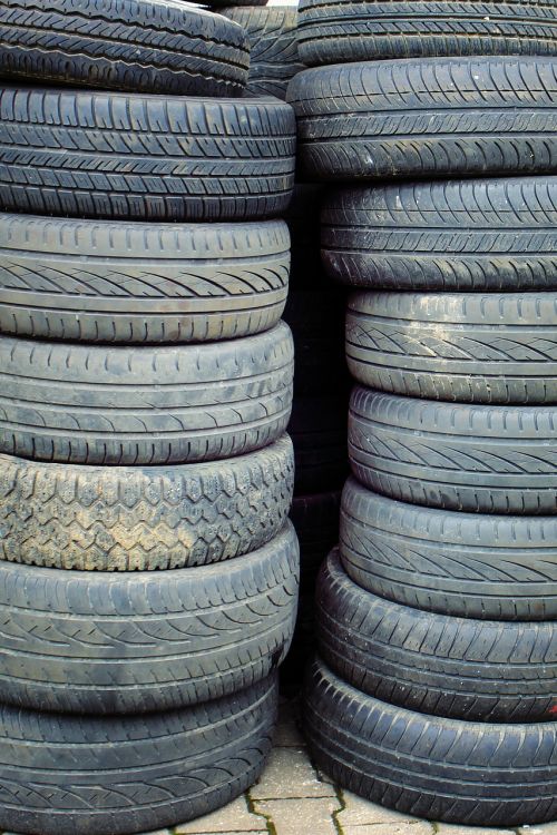 mature auto tires storage