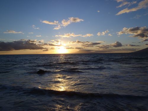 maui hawaii sunset