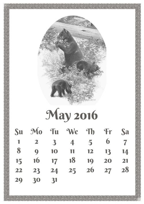 may 2016 calendar