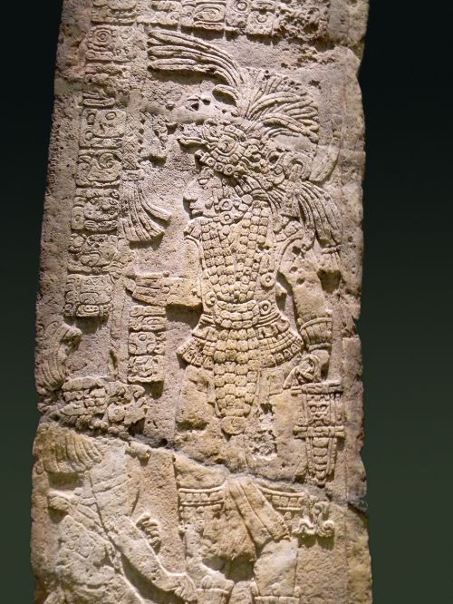 mayan old monolith