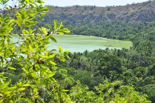 mayotte indian ocean dziani lake