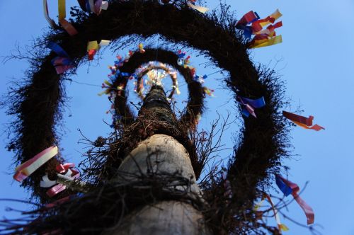 maypole flags and pennants tradition