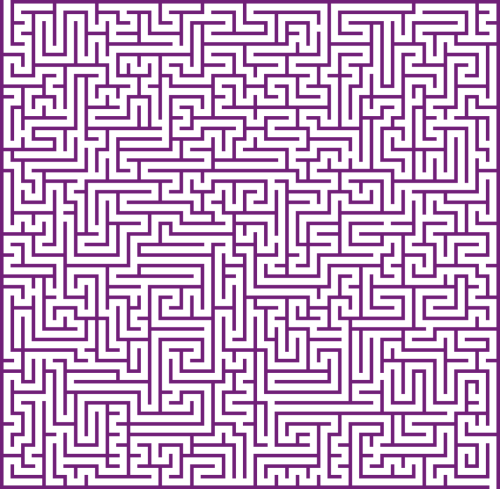 maze lost confusing