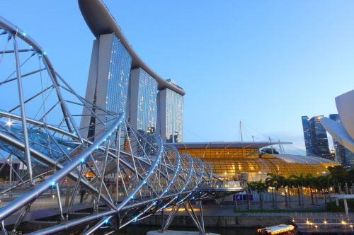 mbs singapore blue hour