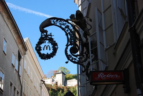 mcdonalds  salzburg  antique