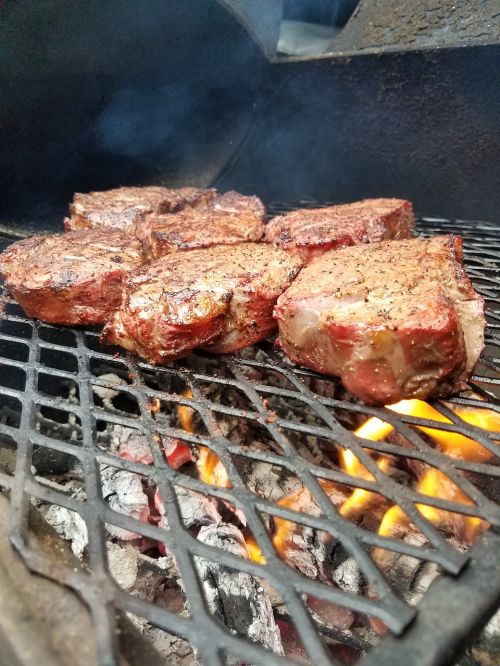 meat steak grill
