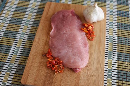 meat steak meat pork schnitzel