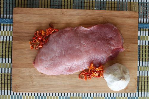 meat steak meat pork schnitzel