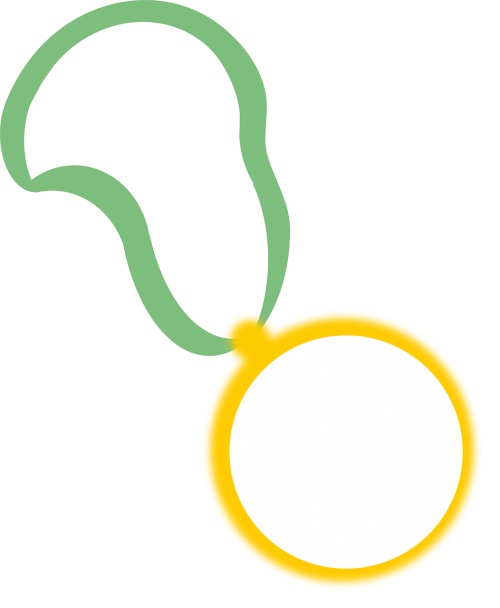 medal sports award gold