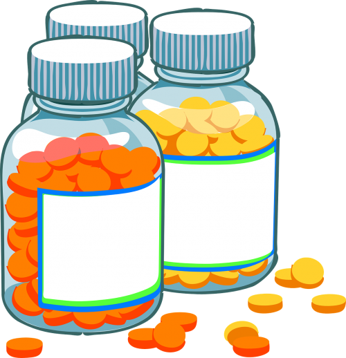 medicine pills bottles