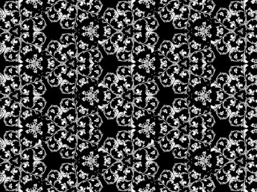 medieval flower pattern