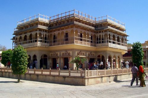 medieval building amer palace jaipur