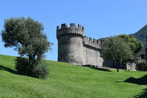 medieval tower torre bellinzona