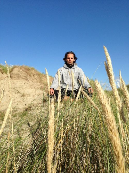 meditation beach dunes