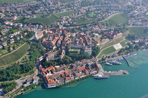 meersburg  lake constance  historic center