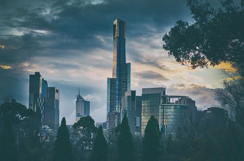 melbourne city cityscape