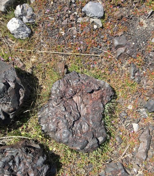 melted rock copper smelting lava