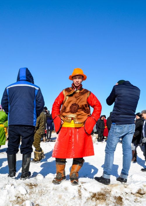 men winter mongolia
