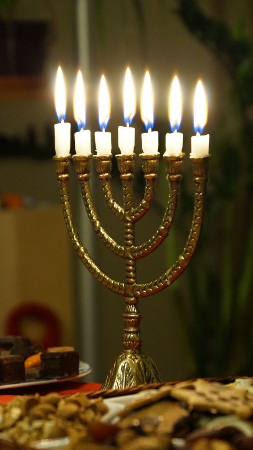 menorah candles light