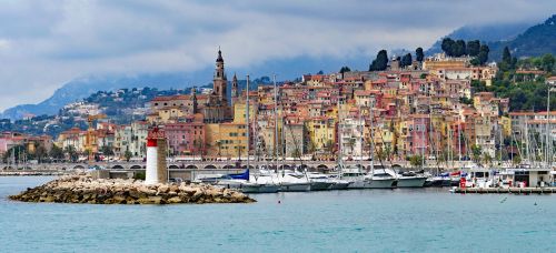 menton old town harbour entrance