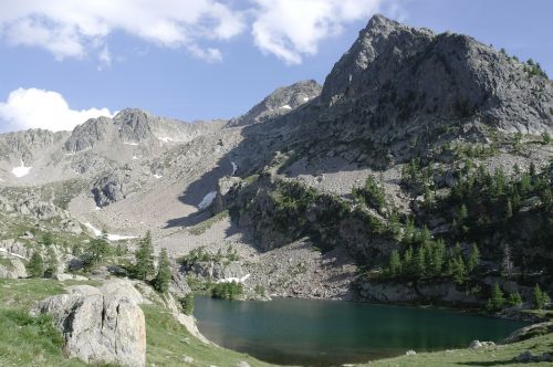 mercantour lake detrecolpas mountain