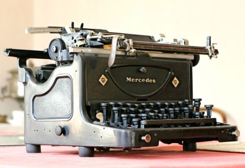 mercedes typewriter antiques