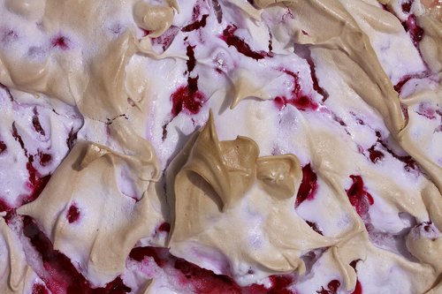 meringue  cake  currant cake